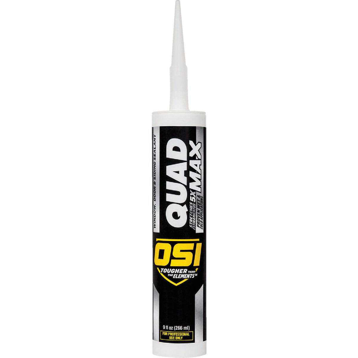 OSI Quad Advanced Formula 10 fl. oz Exterior WINDOW DOOR and Siding Sealant - Zenithce