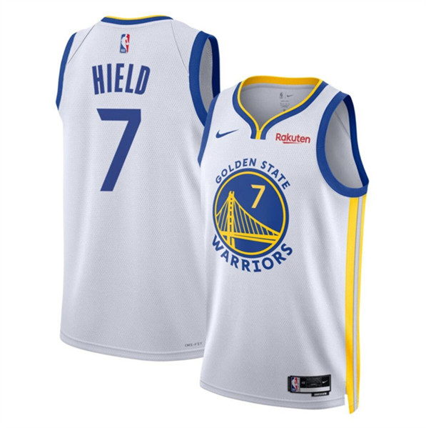 Golden State Warriors #7 Buddy Hield White Association Edition Swingman Stitched Jersey - Zenithce