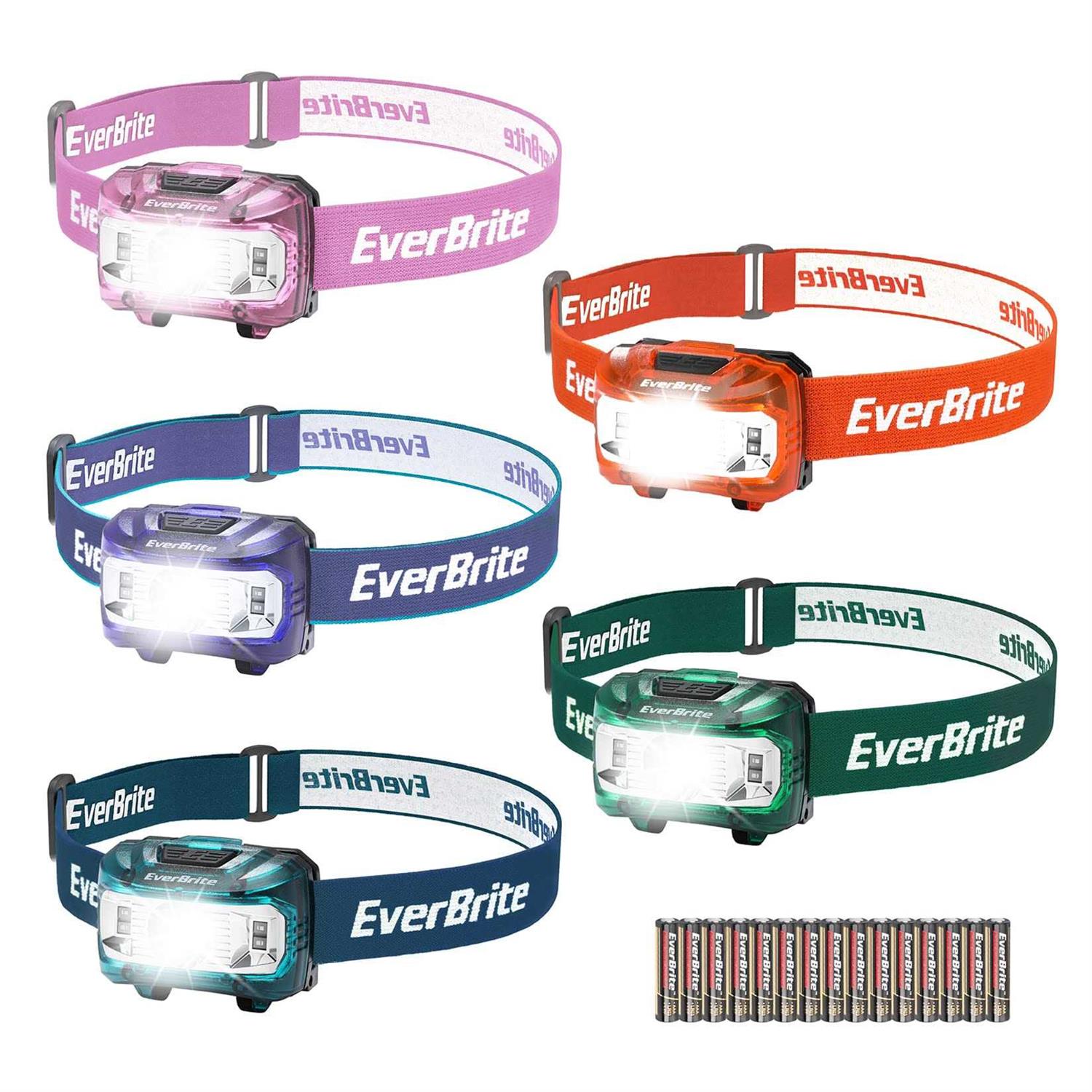 EverBrite Halloween Pumpkin Headlamp for Kids 2 Modes LED Head Lamp - Zenithce