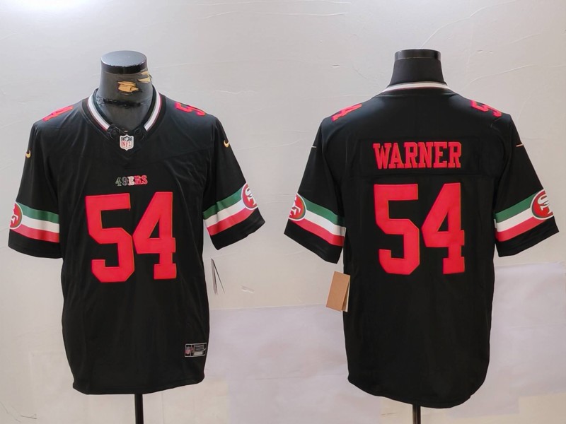 San Francisco 49ers #54 Fred Warner Black F.U.S.E. Mexico Vapor Limited Stitched Jersey - Zenithce