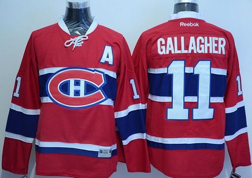 Canadiens #11 Brendan Gallagher Red Home Stitched Jersey - Zenithce