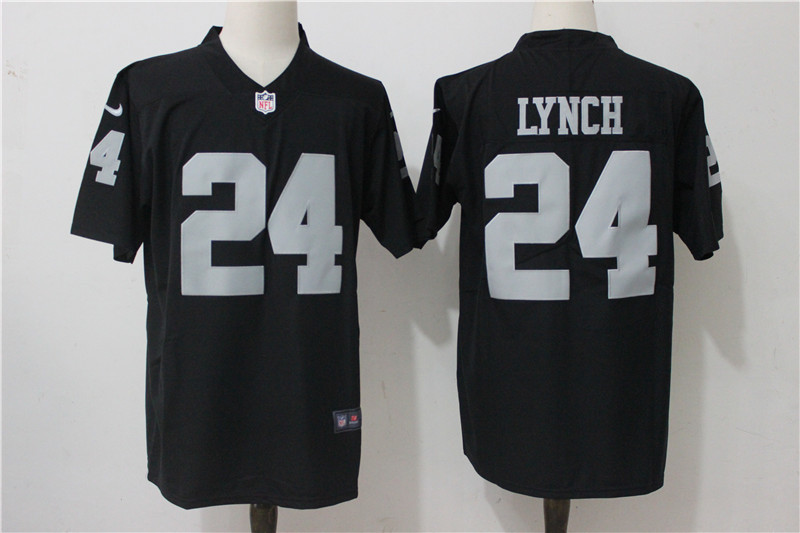 Raiders #24 Marshawn Lynch Black Vapor Untouchable Limited Stitched Jersey - Zenithce