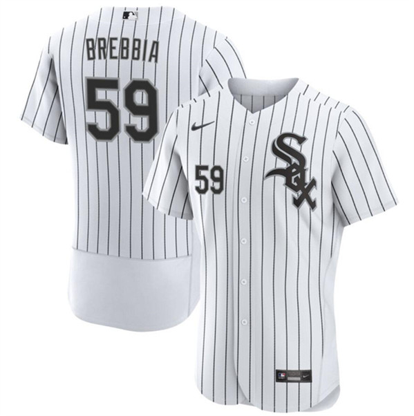 Chicago White Sox #59 John Brebbia White Flex Base Stitched Jersey - Zenithce