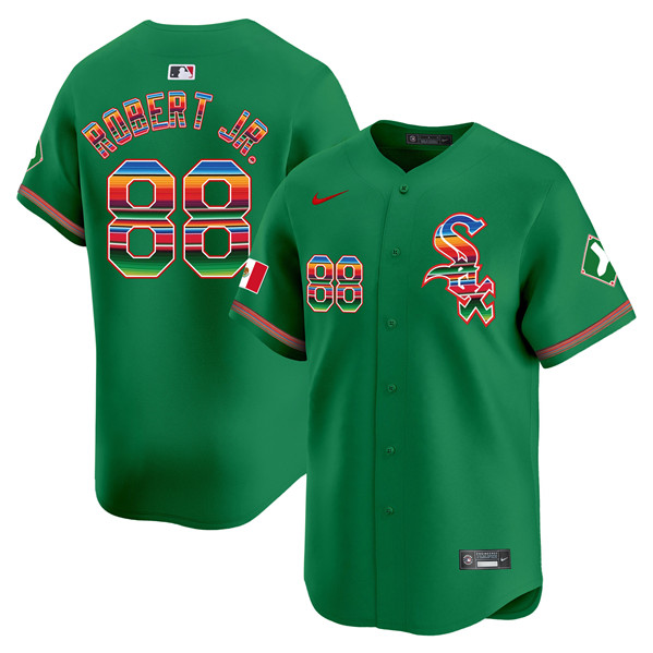 Chicago White Sox #88 Luis Robert Jr. Green Mexico Vapor Premier Limited Stitched Jersey - Zenithce