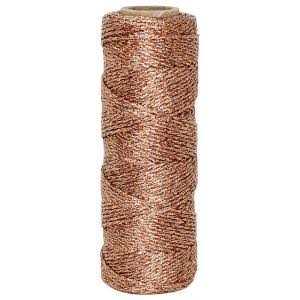 Just Artifacts Metallic Bakers Twine 55yd 11 Ply Solid - Zenithce