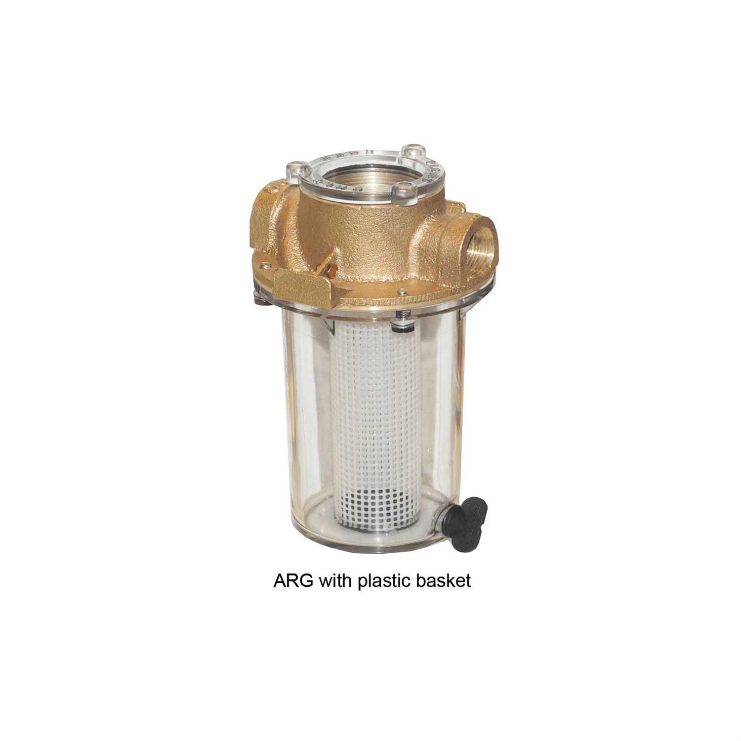 GROCO 3/4 NPS NPT Combo Bronze Thru-Hull Fitting w/Nut - Zenithce