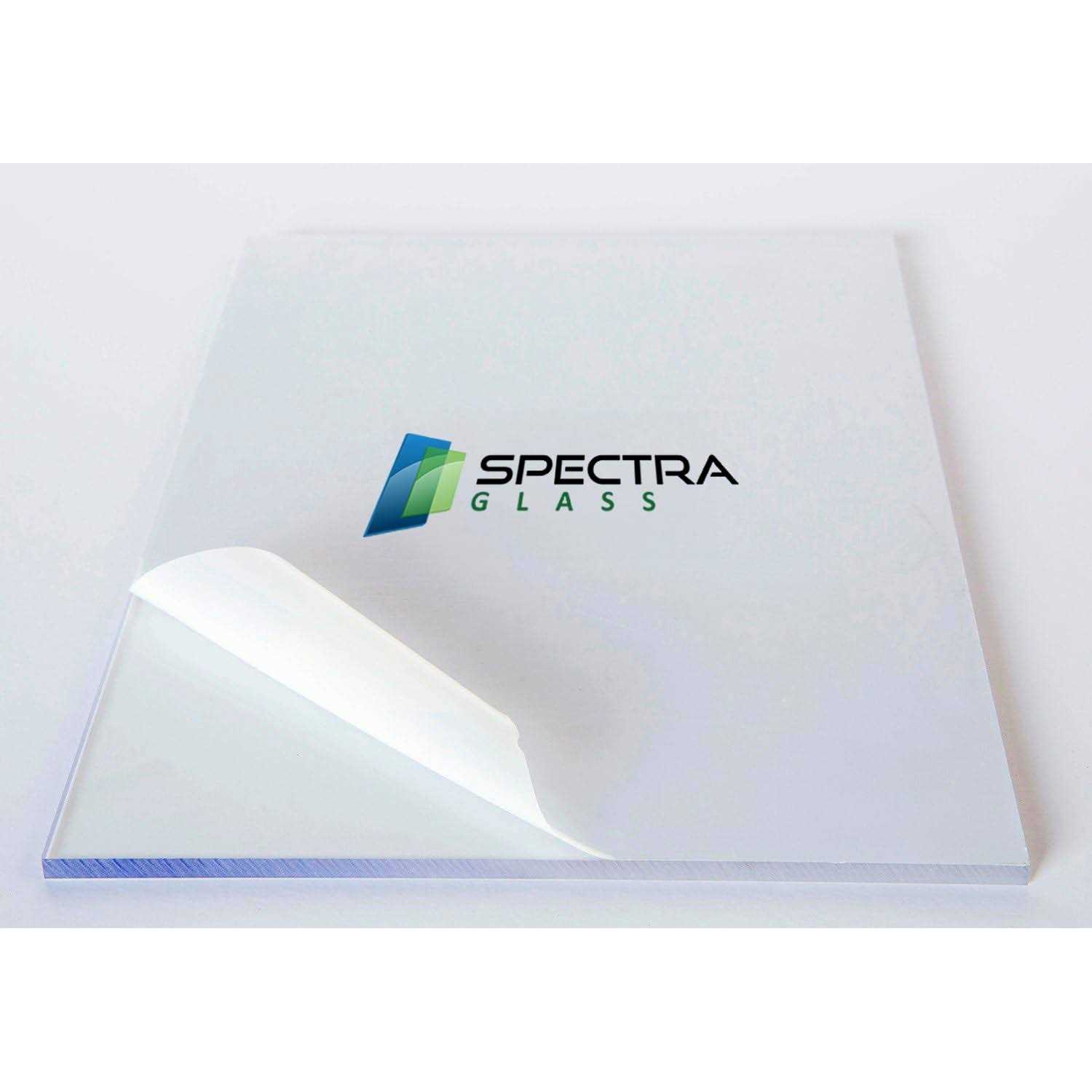 Spectra Glass Clear Polycarbonate Sheet. UV Coating on Both Sides. Impact and Weather Resistant. DIY - Zenithce