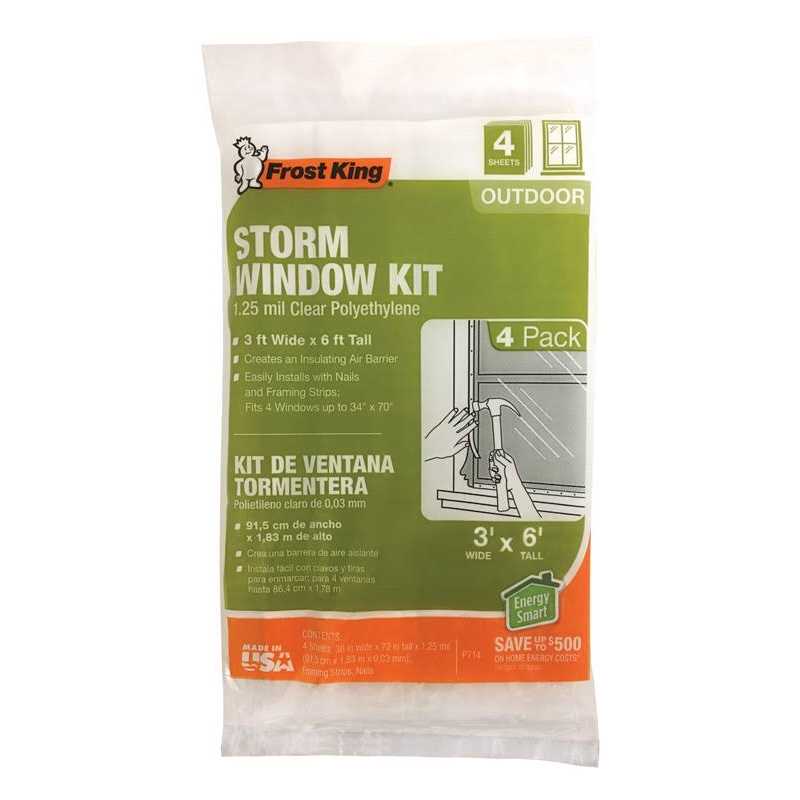 Frost King P350CW Polyethylene Sheeting 50 ft L - Zenithce
