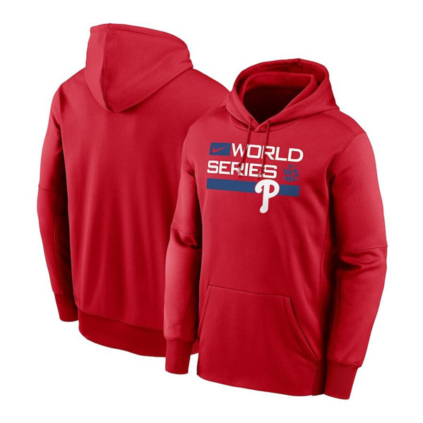 Philadelphia Phillies Red 2022 World Series Pullover Hoodie - Zenithce
