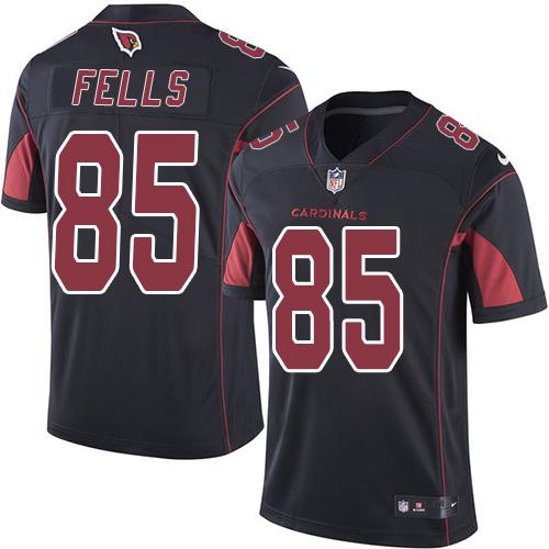 Cardinals #85 Darren Fells Black Stitched Limited Rush Nike Jersey - Zenithce