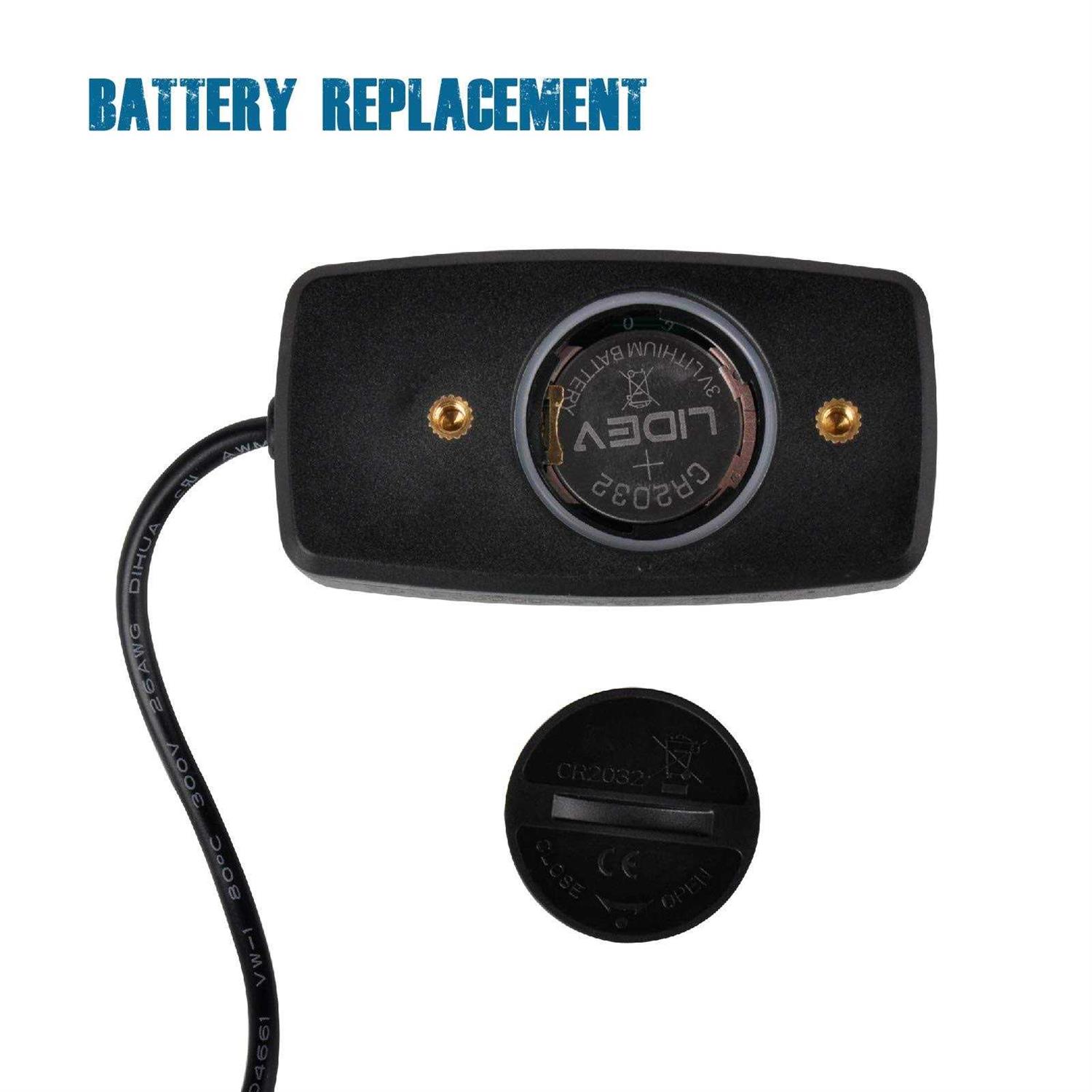 Runleader 12V/24V 36V 48V 72V Battery Fuel Gauge Meter,Battery Level Meter,Resettable TOT Hours,Lead Acid Battery Applicably,for - Zenithce