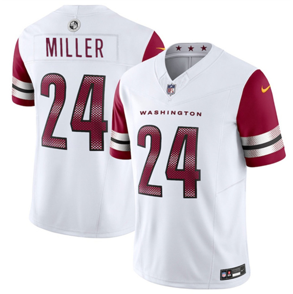 Washington Commanders #24 Von Miller White 2025 F.U.S.E. Vapor Limited Football Stitched Jersey - Zenithce