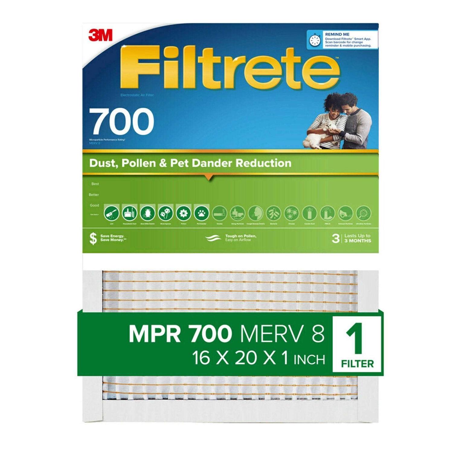 Filtrete 700 MPR Electrostatic Air Filter - Zenithce