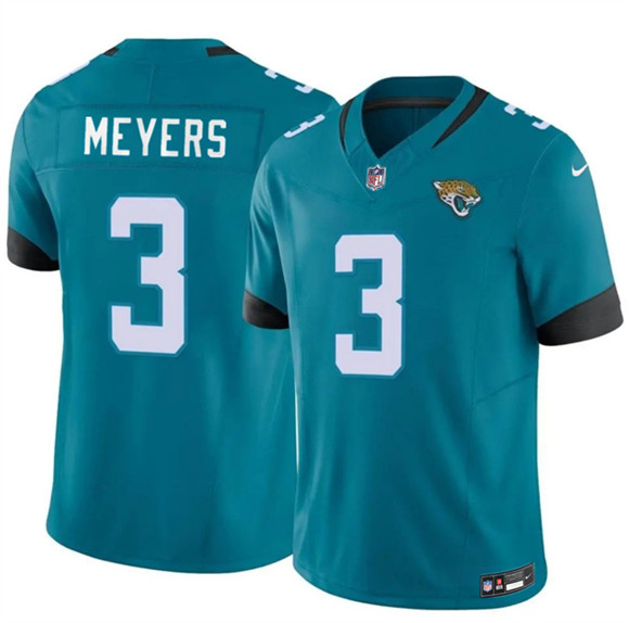 Jacksonville Jaguars #3 Jokobi Meyers Teal 2025 F.U.S.E. Vapor Untouchable Limited Stitched Jersey - Zenithce