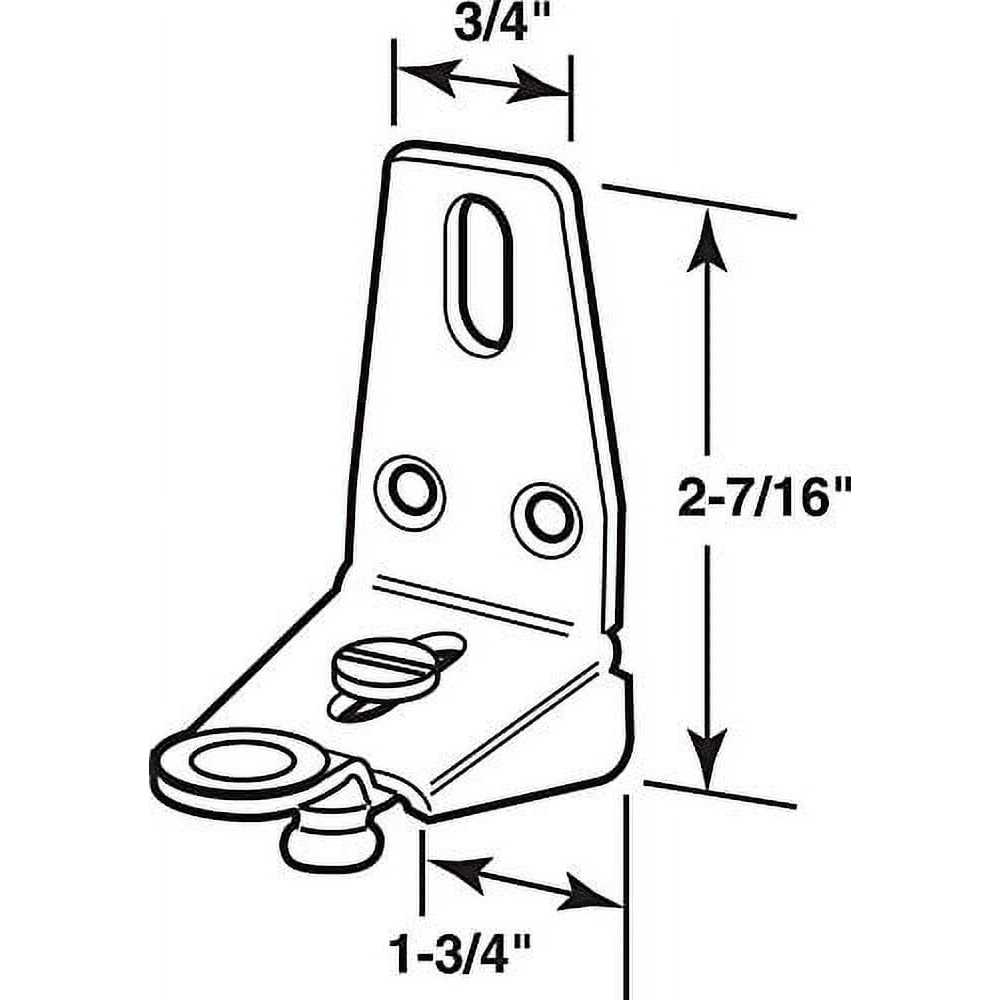 Prime-Line Products D 1798 1-1/4 in. Nylon Glass Door Roller - Zenithce
