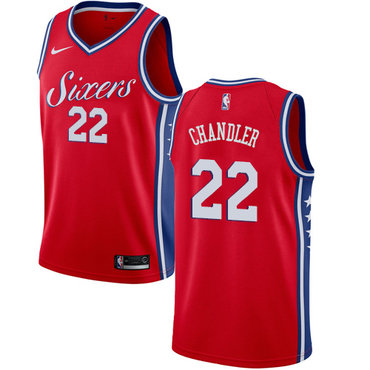 Philadelphia 76ers #22 Wilson Chandler Swingman Red Statement Edition Jersey - Zenithce