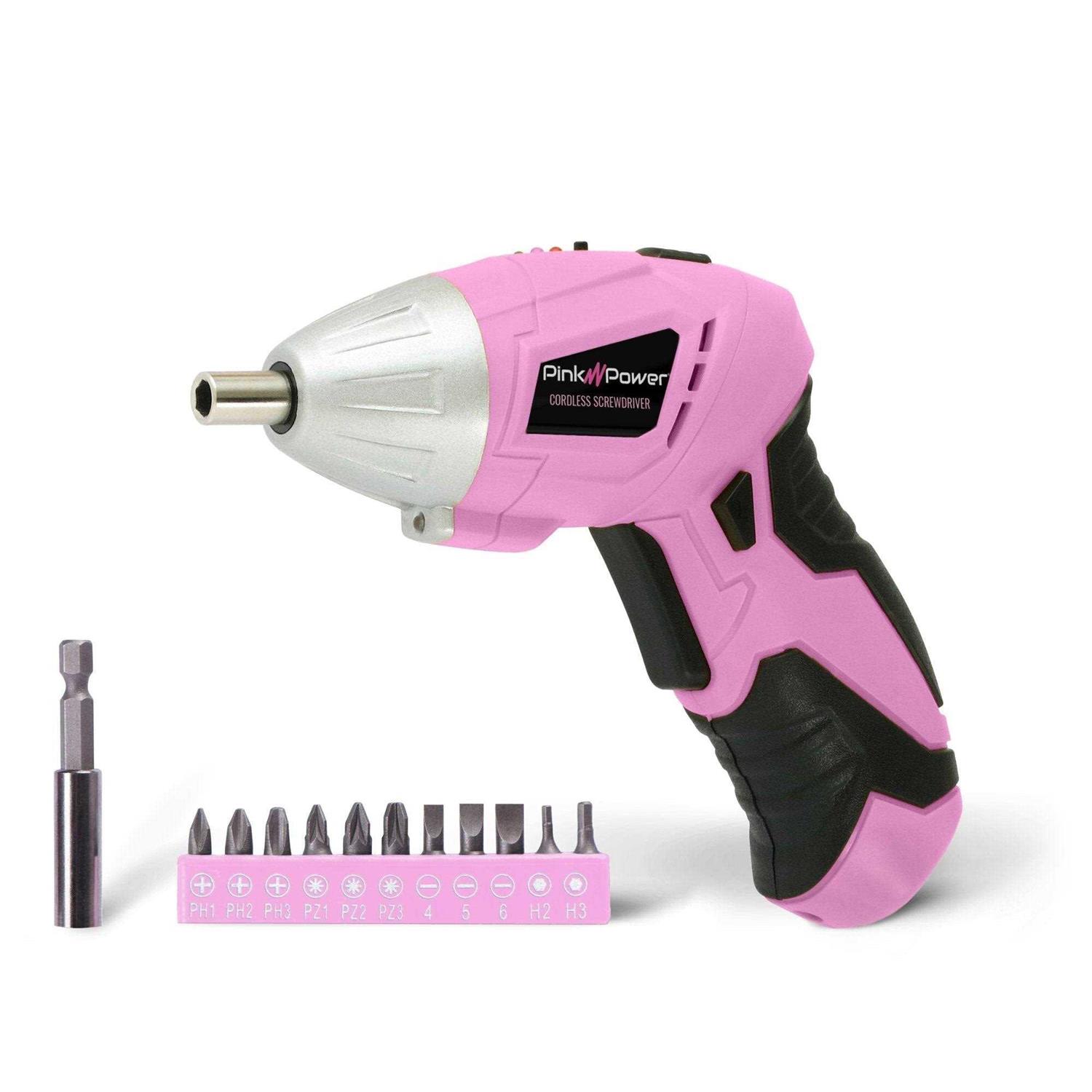 Pink Tool Set 207 Piece Lady’s Portable Home Repairing Tool Kit made from Thinkwork Tw6075 - Zenithce