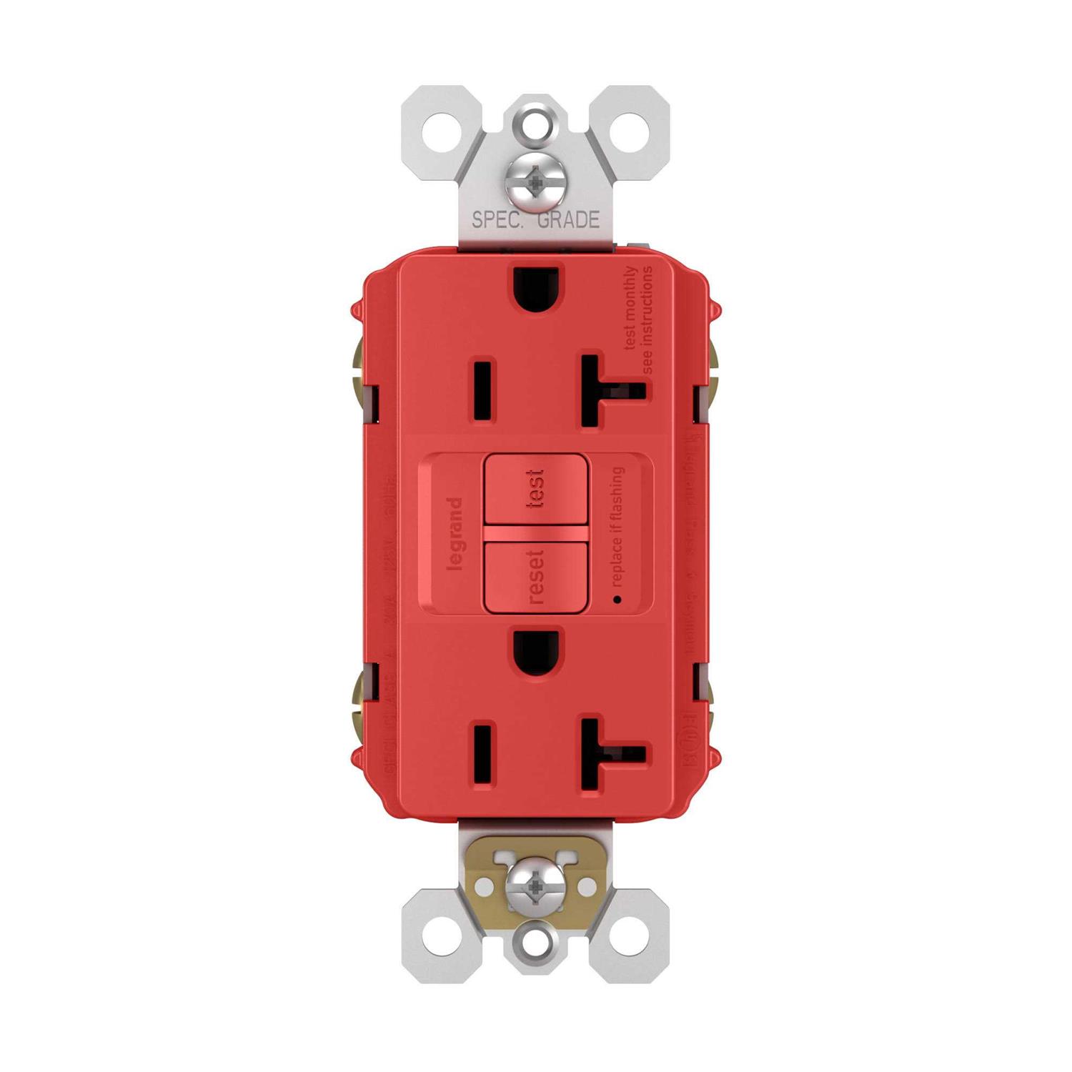 Pass & Seymour 20A 125V Self-Test GFCI Tamper-Resistant 2097TR - Zenithce