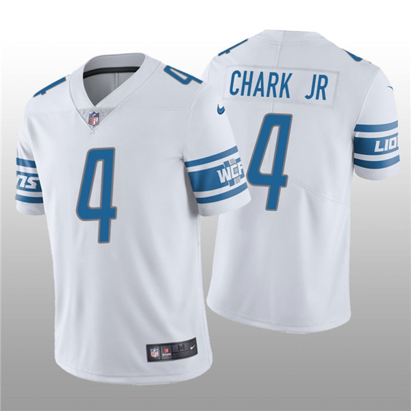 Detroit Lions #4 DJ Chark Jr. White Vapor Untouchable Limited Stitched Jersey - Zenithce