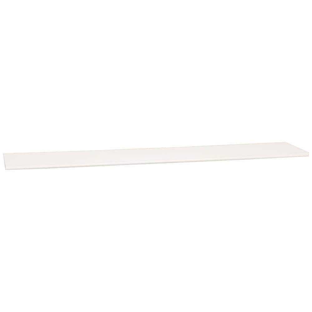 Hampton Bay Formica 4 ft. Straight Laminate Countertop Kit Included in Textured White Ice Granite with Eased Edge and Backsplash - Zenithce