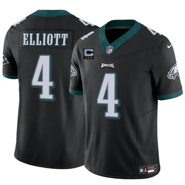 Philadelphia Eagles #4 Jake Elliott Black 2024 F.U.S.E. With 3-Star C Patch Vapor Untouchable Limited Stitched Jersey - Zenithce