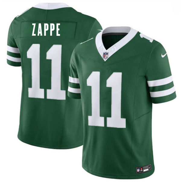 New York Jets #11 Bailey Zappe Green 2026 F.U.S.E. Vapor Untouchable Limited Stitched Jersey - Zenithce