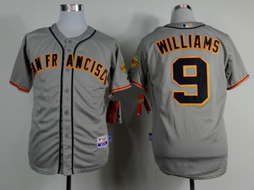 Giants #9 Matt Williams Grey Road Cool Base Stitched Jersey - Zenithce