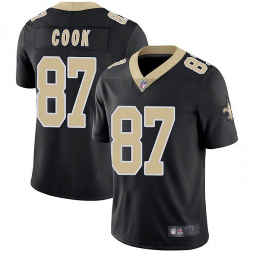 New Orleans Saints #87 Jared Cook Black Vapor Untouchable Limited Stitched Jersey - Zenithce
