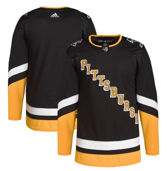 Pittsburgh Penguins Blank 2021 2022 Black Stitched Jersey - Zenithce