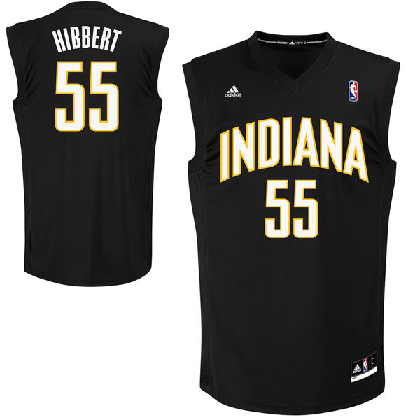 Indiana Pacers 35 Roy Hibbert Black Fashion Replica Jersey - Zenithce