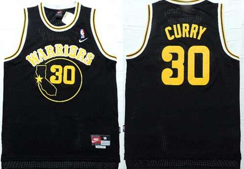 Golden State Warriors #30 Stephen Curry All Black Swingman Jersey - Zenithce