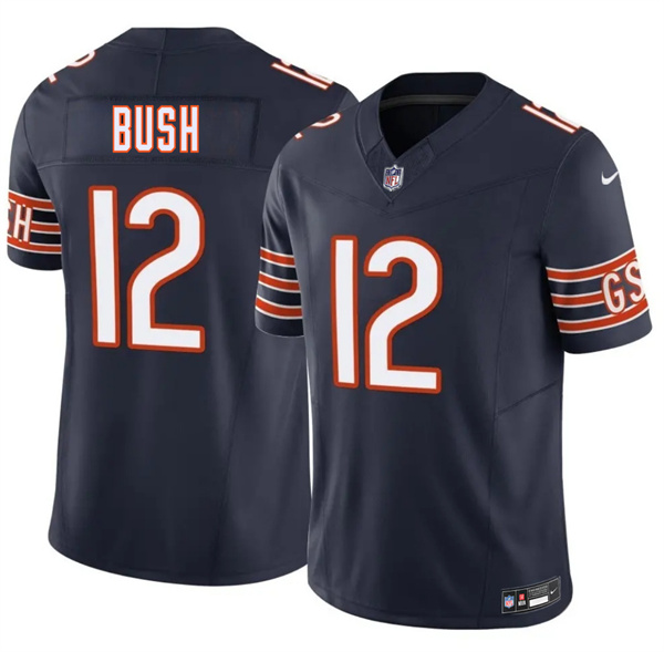 Chicago Bears #12 Devin Bush Navy 2026 F.U.S.E. Vapor Untouchable Limited Stitched Jersey - Zenithce