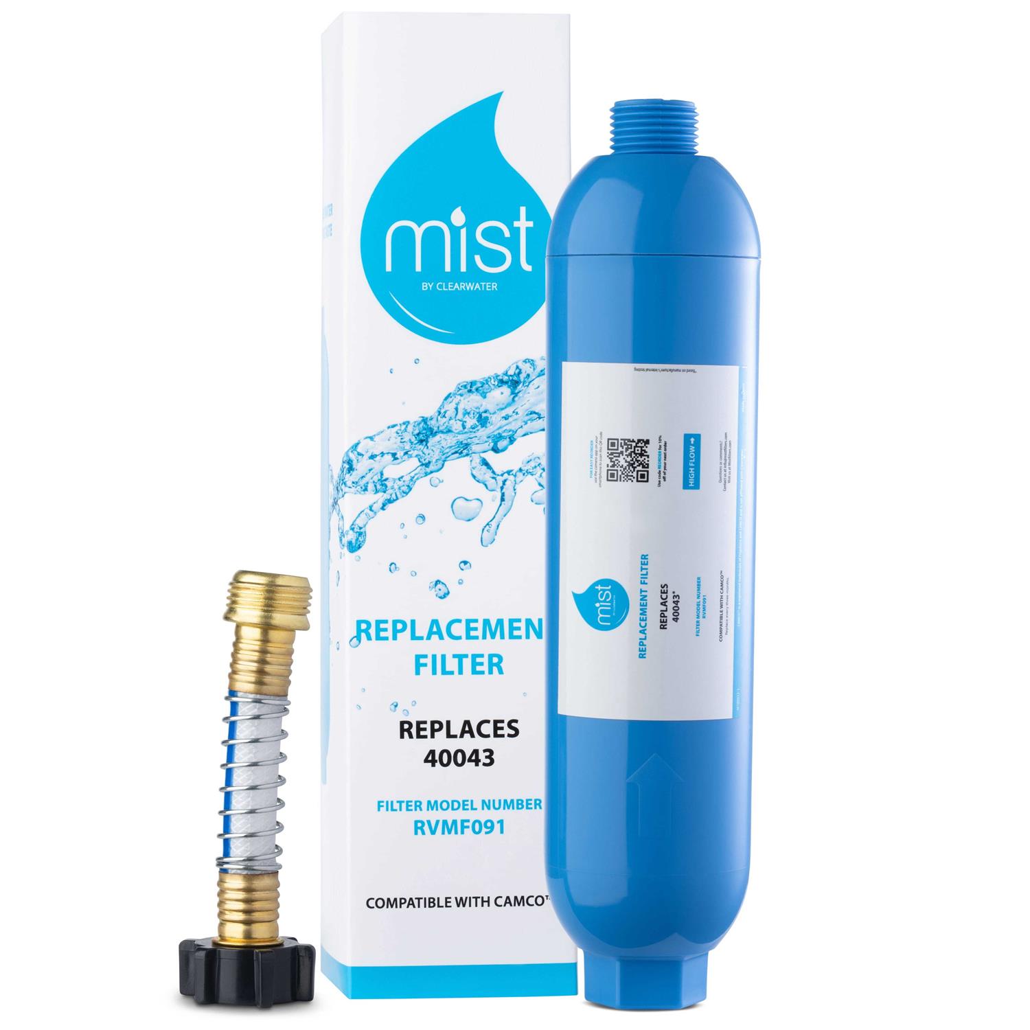 Mist Aluminum Shower Filter, 8 Stage Filtration System, Effectively Removes Chlorine and Bad Odor - Zenithce