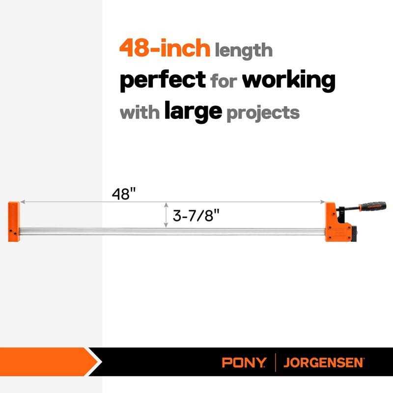 Jorgensen 2-pack Medium Duty Steel Bar Clamp Set - Zenithce