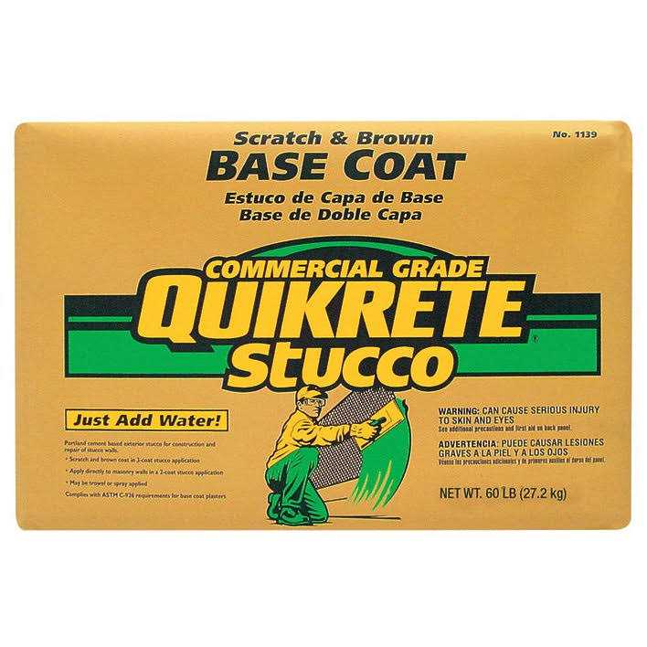 Quikrete 60 lb Stucco Base Coat - Zenithce
