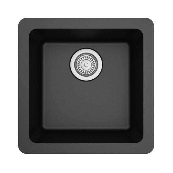Karran Undermount 32.5 in. Large Single Bowl Quartz Kitchen Sink QU-812 - Zenithce
