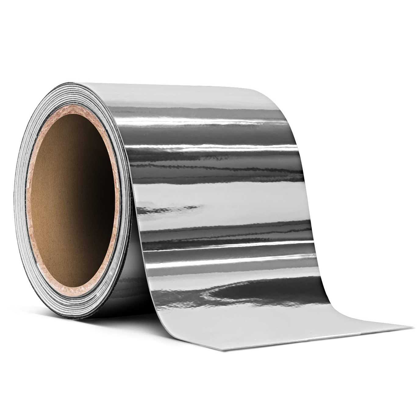Vvivid Gloss Chrome Air-Release Vinyl Adhesive Tape Roll - Zenithce