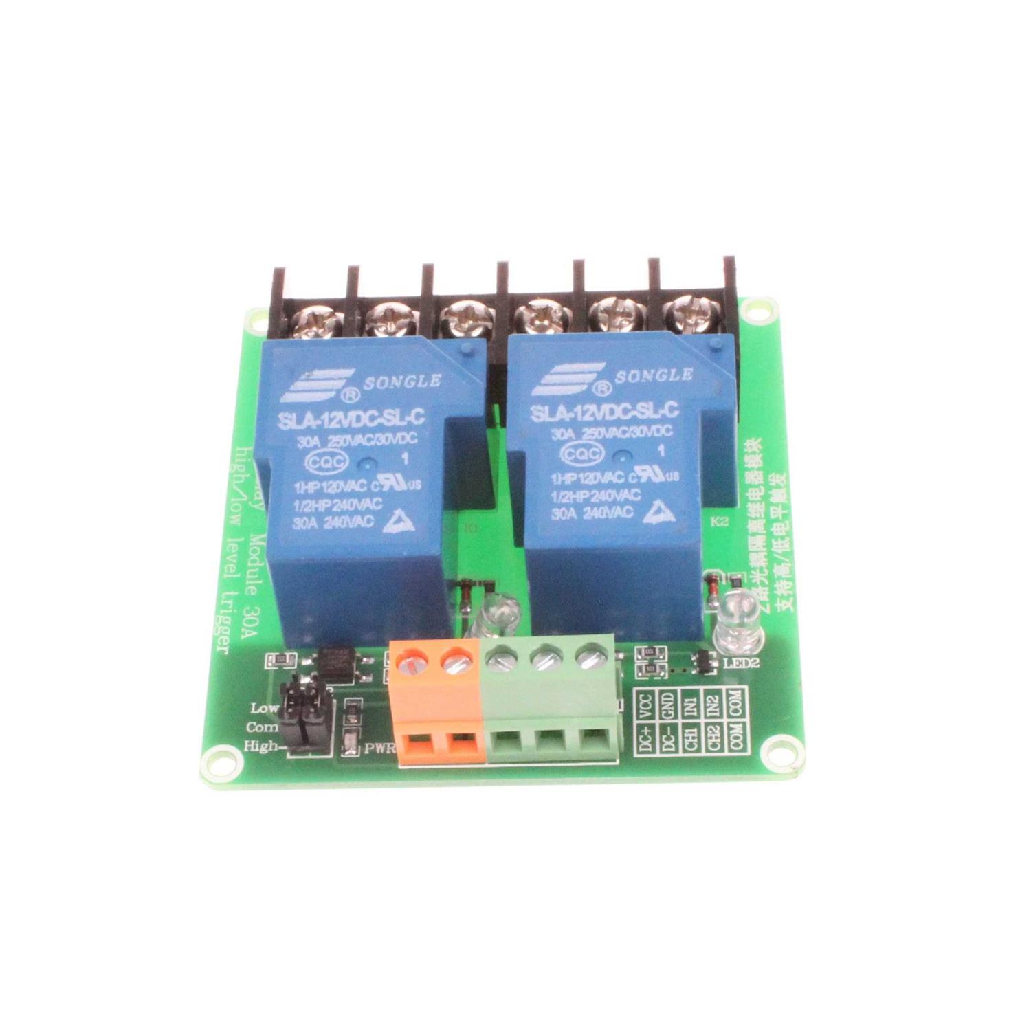 Noyito 30a Channel Relay Module High Low Level Trigger with Optocoupler Isolation Load Dc 30v Ac 250v 30a for Plc Automation Equipment Control - Zenithce