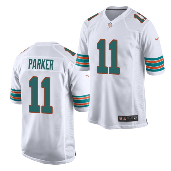 Miami Dolphins #11 DeVante Parker White Stitched Jersey - Zenithce