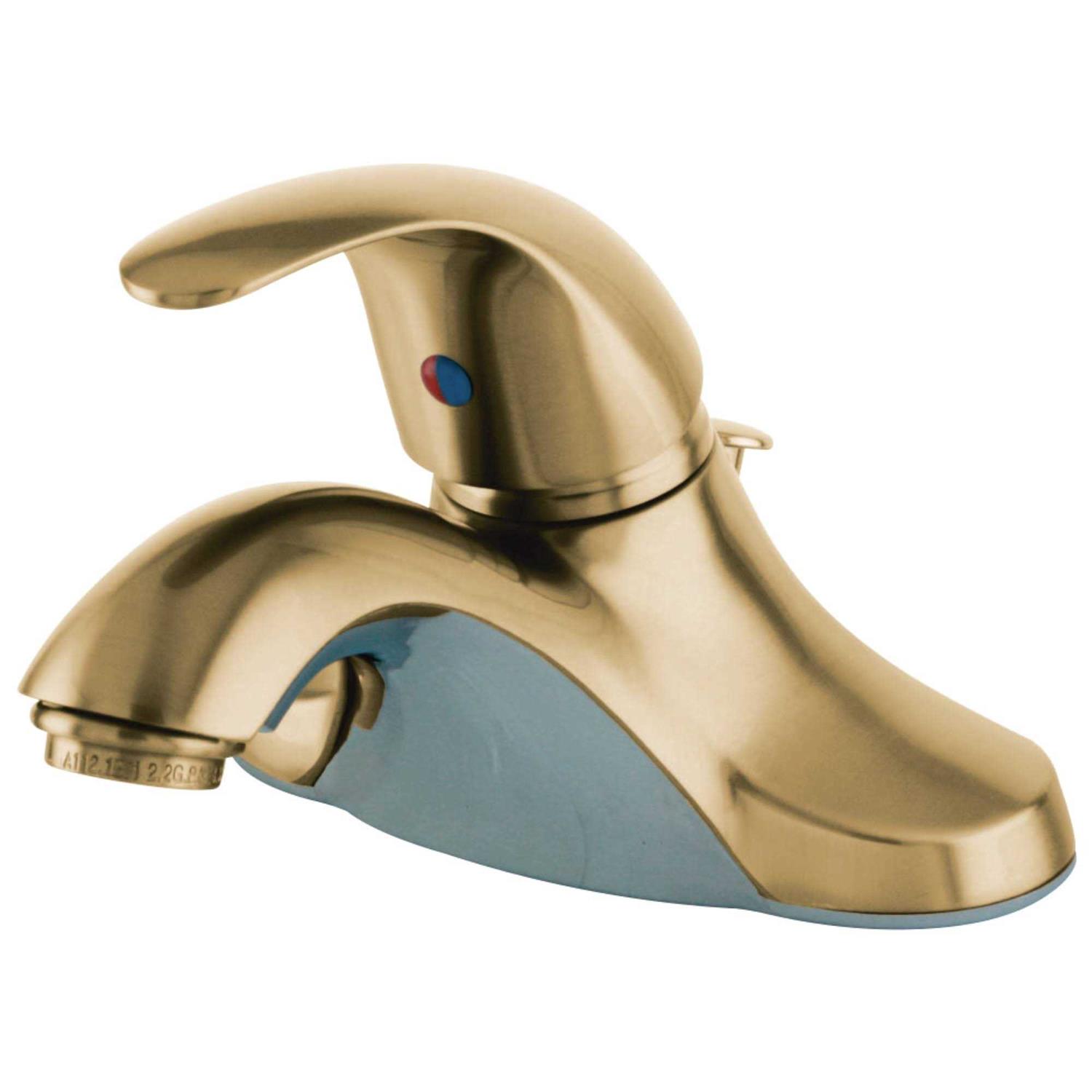 Kingston Brass Single-Handle 4 in. Centerset Bathroom Faucet - Zenithce