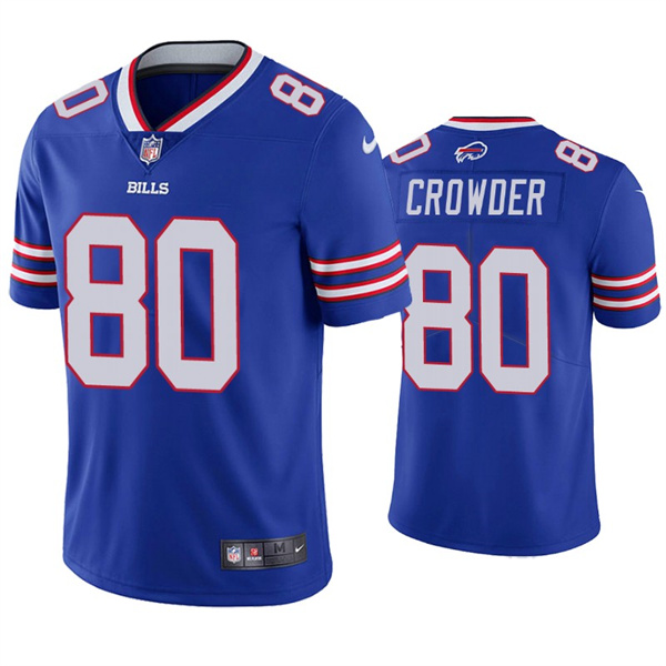 Buffalo Bills #80 Jamison Crowder Blue Vapor Untouchable Limited Stitched Jersey - Zenithce
