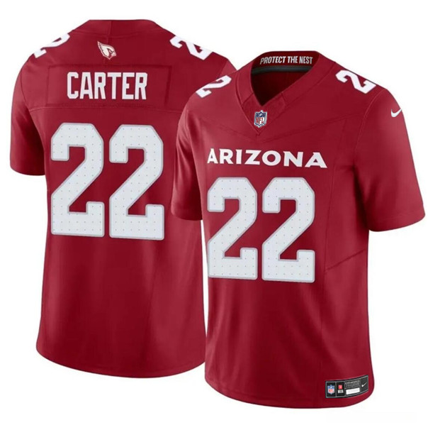 Arizona Cardinals #22 Michael Carter Red 2024 F.U.S.E. Vapor Untouchable Limited Stitched Jersey - Zenithce