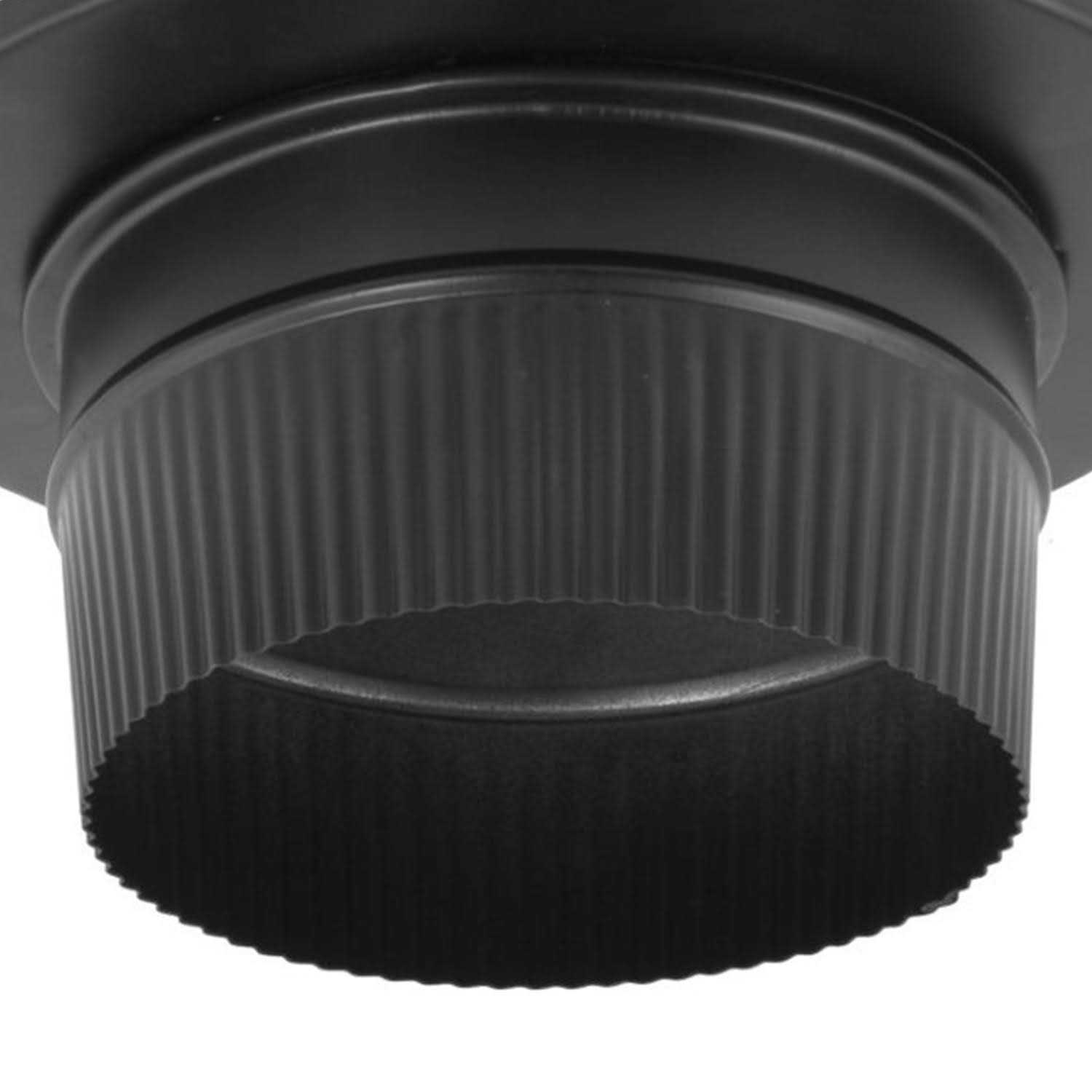 DuraVent DuraBlack Slip Connector with Trim 6DBK-SC - Zenithce