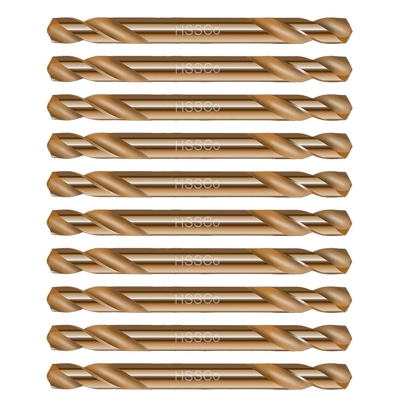 HSS Black & Gold KFD Split Point Jobber Length Drill Bit - Zenithce