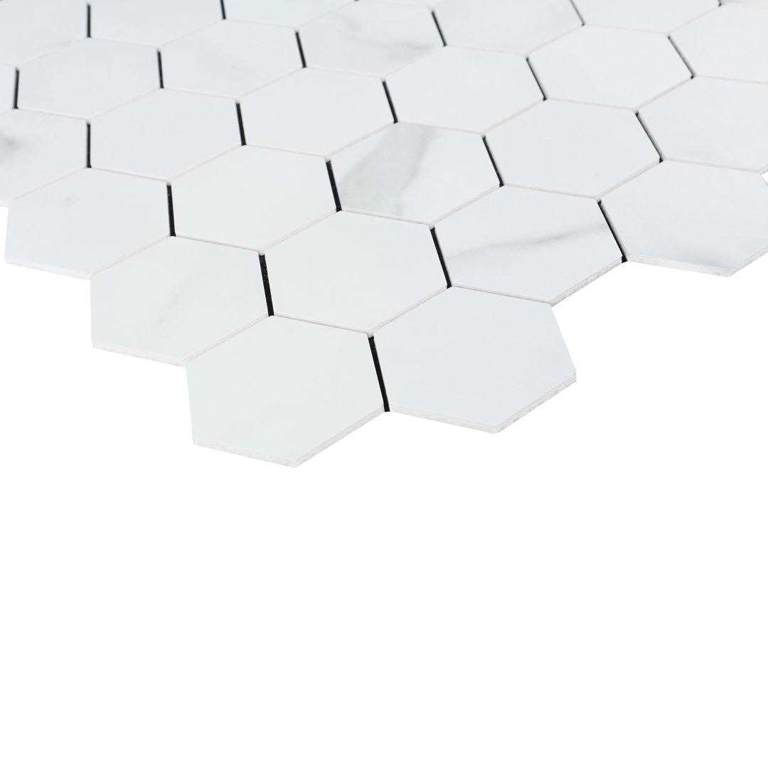 Ivy Hill Tile Luxe Core Herringbone Calacatta 10.31 in. x 10.31 in. SPC Peel and Stick Tile - Zenithce