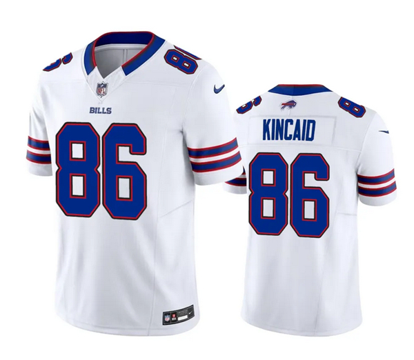 Buffalo Bills #86 Dalton Kincaid White 2023 Draft Vapor Untouchable Stitched Jersey - Zenithce