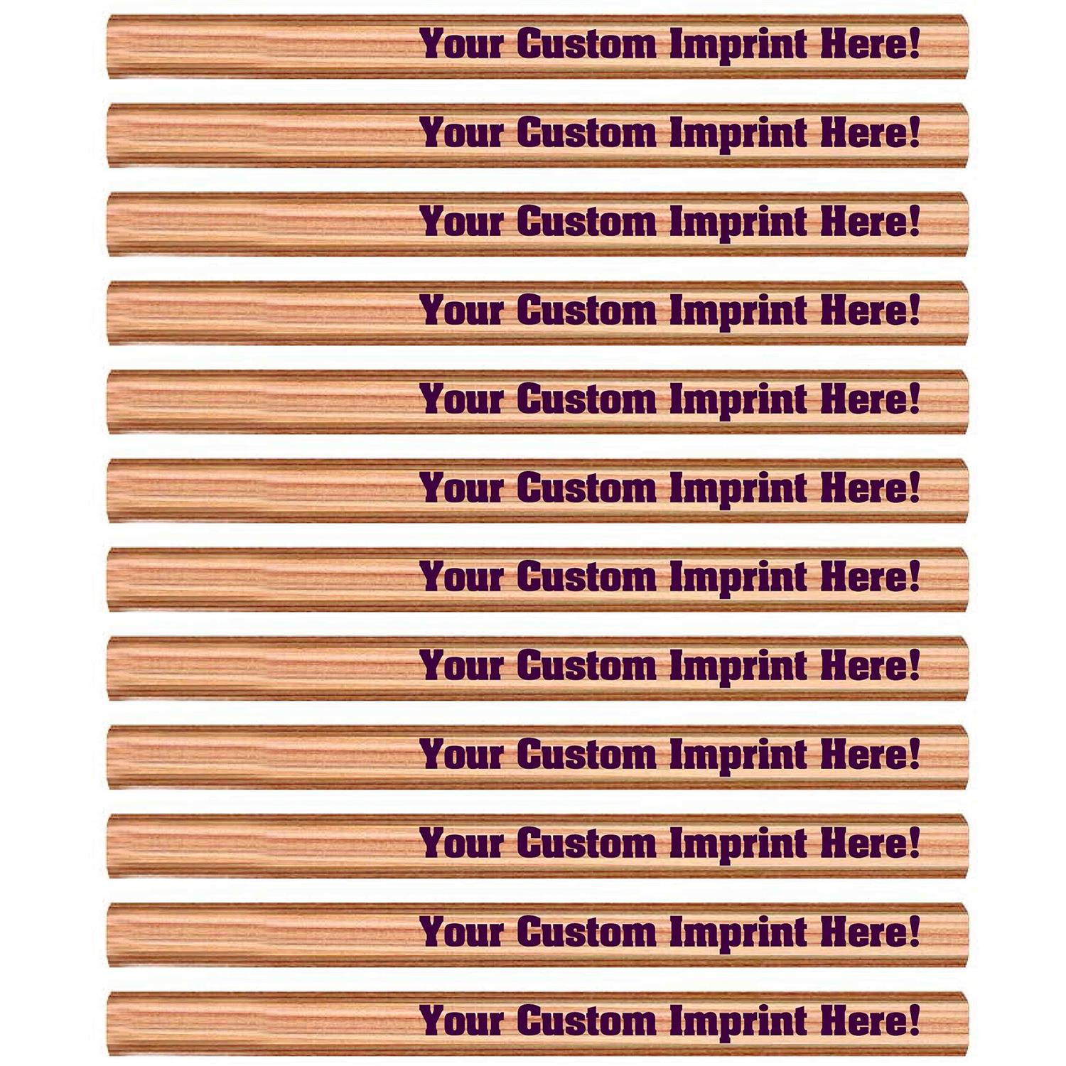 Express Pencils Custom Carpenter Pencil Personalized with your Name, Logo or Message - Zenithce