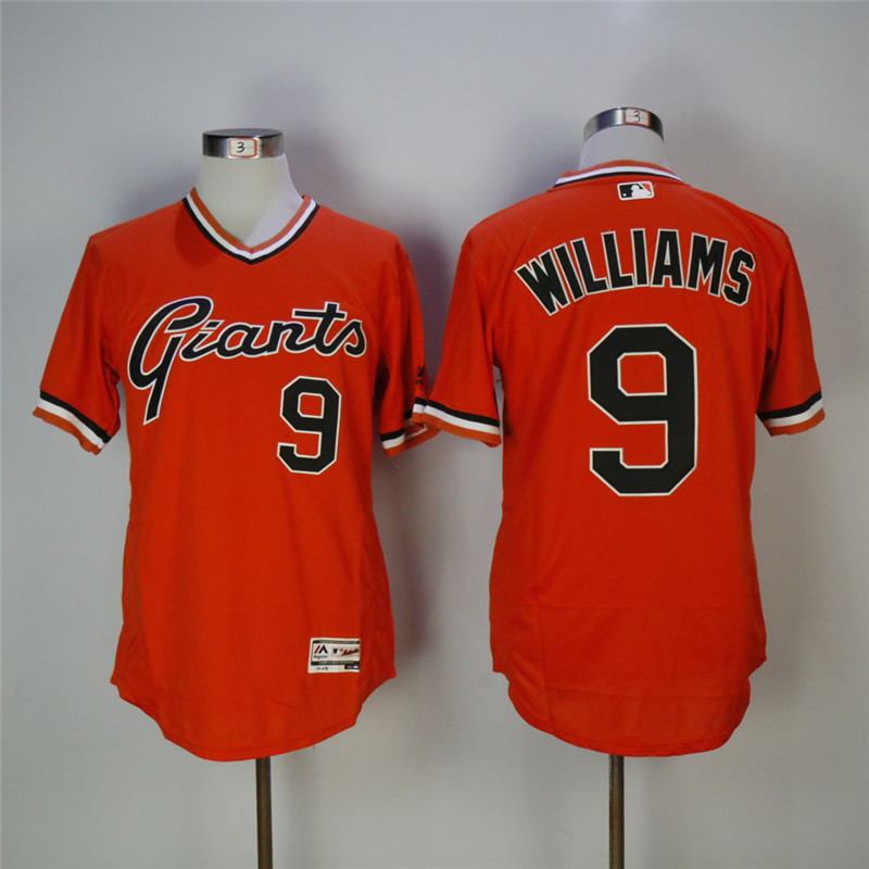 San Francisco Giants #9 Matt Williams Orange 1978 Turn Back The Clock Flexbase Stitched Jersey - Zenithce