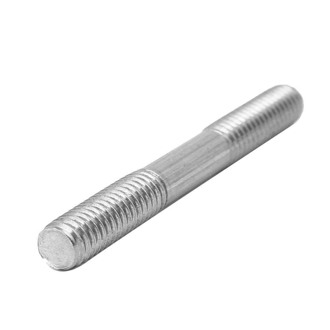 Harfington 304 Stainless Steel Double End Threaded Stud Screw Bolt - Zenithce