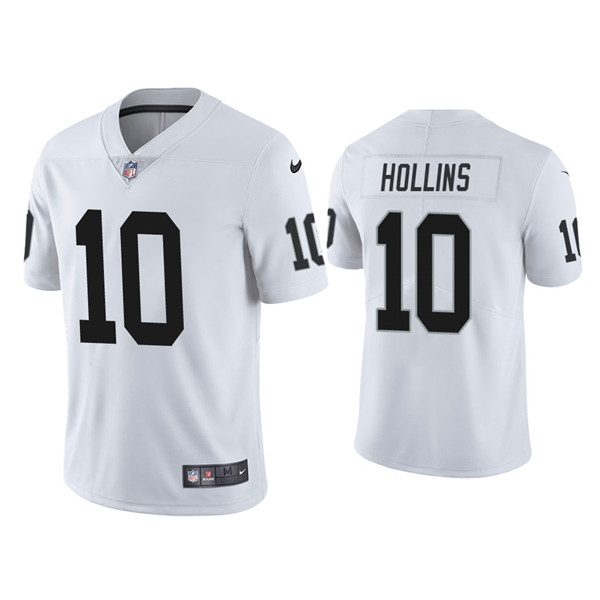 Las Vegas Raiders #10 Mack Hollins White Vapor Untouchable Limited Stitched Jersey - Zenithce